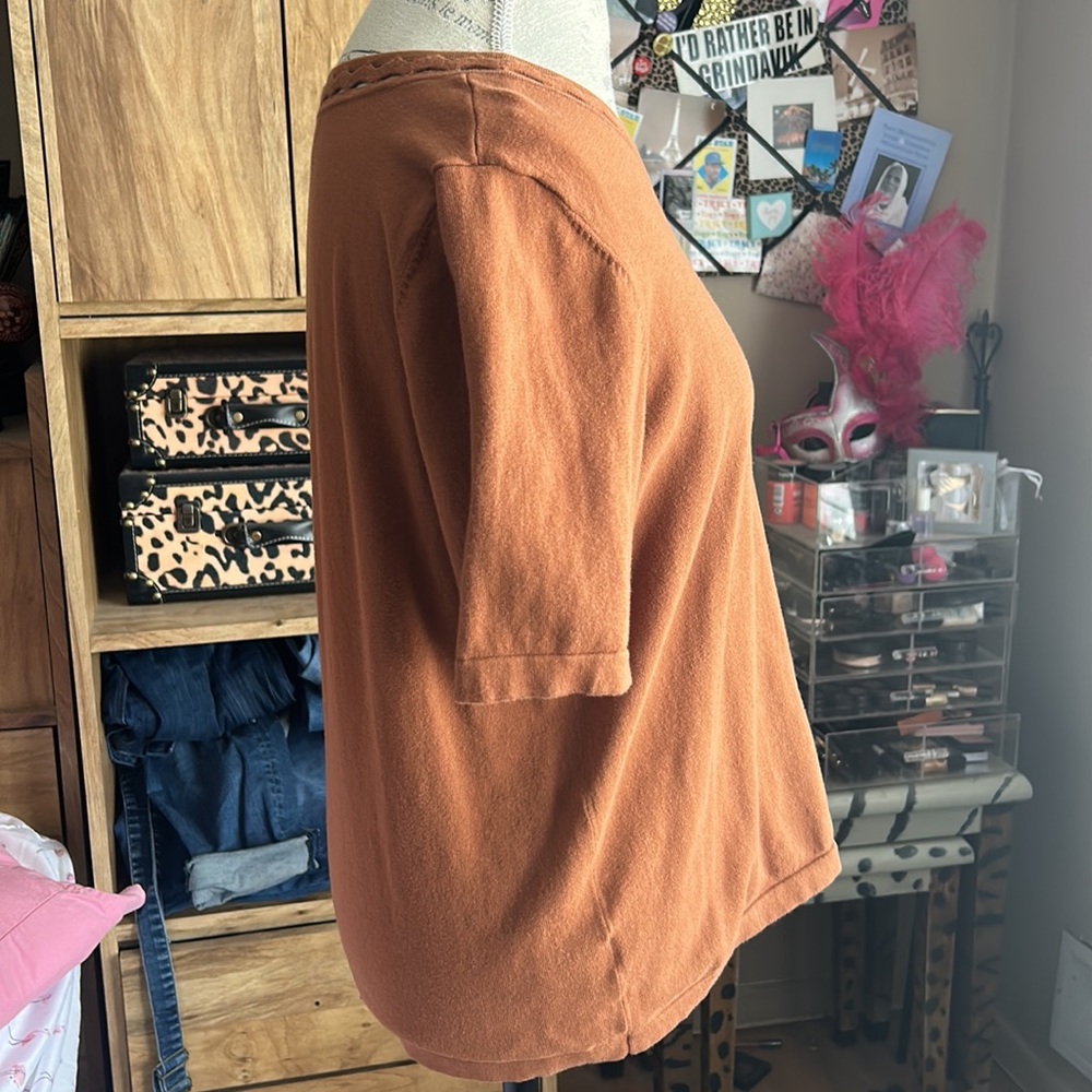 Ann Taylor Knit Shirt - Large - Picture 3 of 5